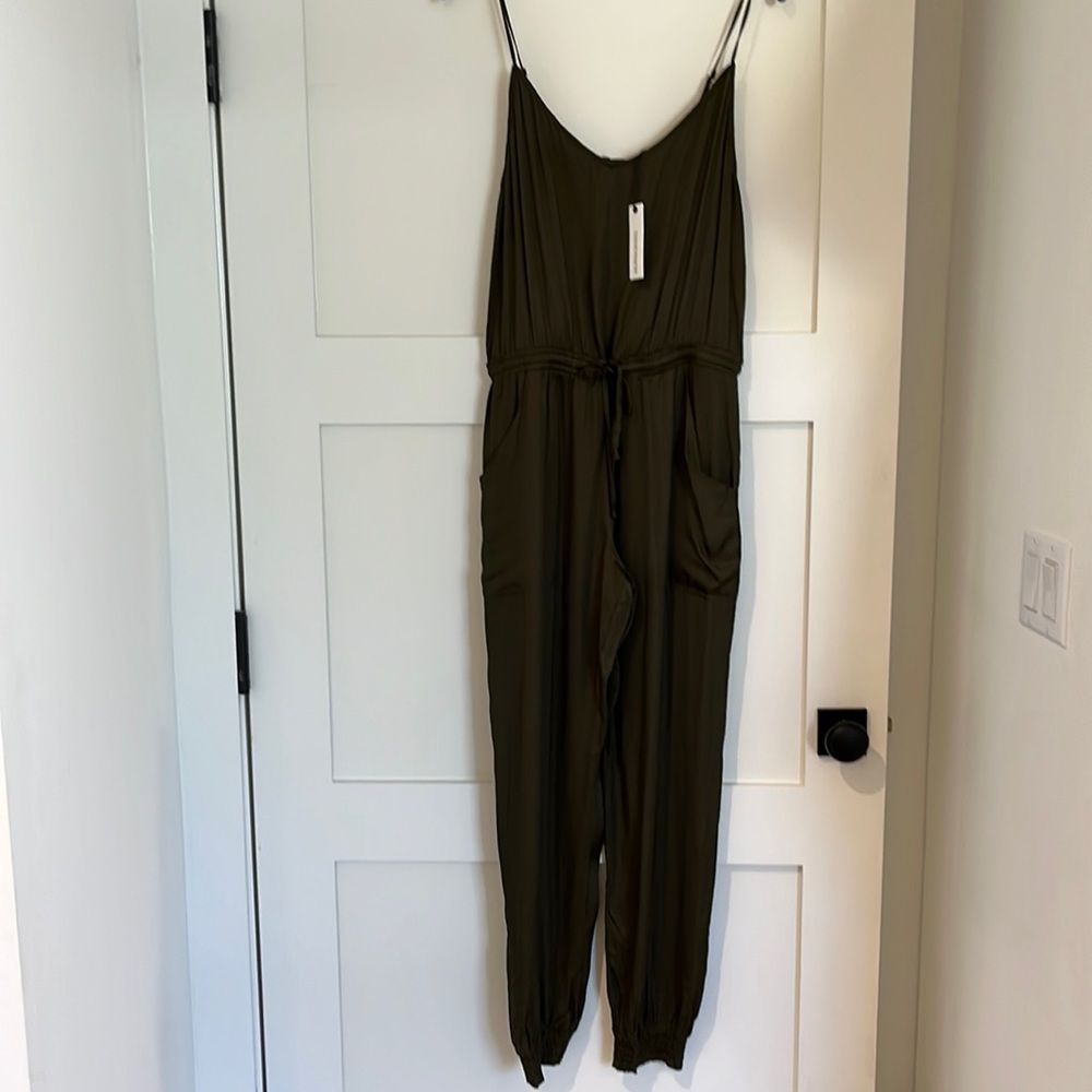 Olivaceous olive green jumpsuit. NWT medium